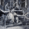 Dream Weavers' figurative oil painting by artist Abishek Deheria, 30x36 inch, on canvas