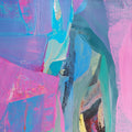 Dreamy Days 2' abstract acrylic painting by artist Siddhesh Rane, 11x11 inch, on canvas