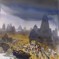 Drenched In Devotion' religious watercolor painting by artist Prashant Prabhu, 30x22 inch, on paper