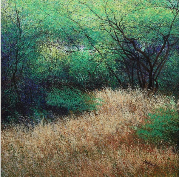 Dry Grass Painting by Vimal Chand | ArtZolo.com