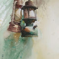 Duo' still-life watercolor painting by artist Das Sujith, 30x22 inch, on paper