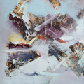 Echoes In Motion' abstract acrylic painting by artist Dilip Mali, 12x12 inch, on canvas