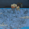 Echos Of Habitat 10' contemporary acrylic painting by artist Jigisha Mulaye, 30x24 inch, on canvas
