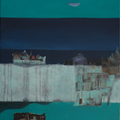 Echos Of Habitat 6' contemporary acrylic painting by artist Jigisha Mulaye, 30x24 inch, on canvas