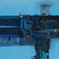Echos Of Habitat 7' contemporary acrylic painting by artist Jigisha Mulaye, 24x24 inch, on canvas