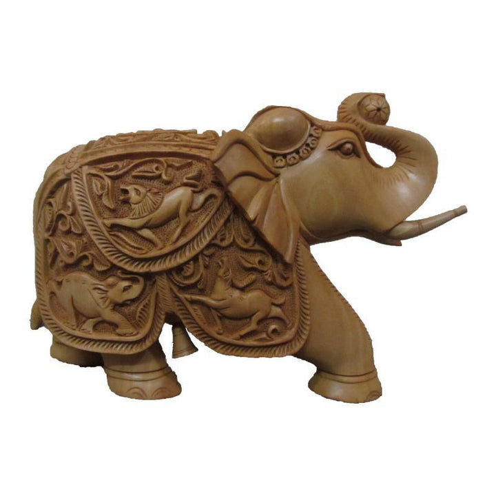 Elephant With Trunk Up Handicraft By Ecraft India