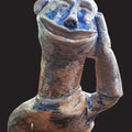 'Emoji 3' figurative Ceramic, StoneWare sculpture by artist Pintu Biswas, 8x7 inch, on ceramic, stoneware