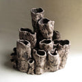 Abstract sculpture titled 'Emulation', 18x18x6 inches, by artist Owanka Bhattacharjee on Ceramic
