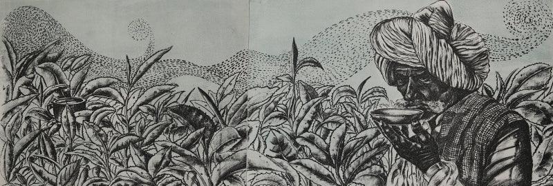 contemporary printmaking titled 'Energy Of Life', 12x35 inches, by artist Sukhmoy Bagh on Paper