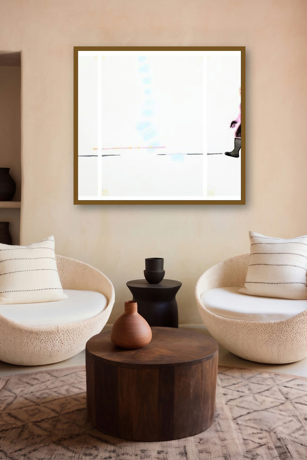 Enlightenment(A2B) by artist Ashok Das displayed in a Boutique gallery