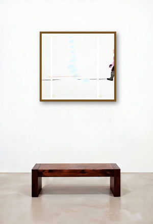 Enlightenment(A2B) by artist Ashok Das displayed in a Rustic Hotel Suite
