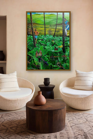 Equal (Rural Life in Harmony) by artist Anoop Mv displayed in a Designer gallery
