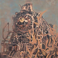 Transportation acrylic painting titled 'An Era', 20x14 inch, by artist Siddharth Chaudhuri on Canvas