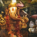 The Eternal Light Within 1' religious watercolor painting by artist Subrata Malakar, 22x30 inch, on paper
