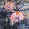 Nature watercolor painting titled 'Ethereal 2', 30x22 inches, by artist Puja Kumar on Paper