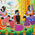 Figurative acrylic painting titled 'Ethnic Serendipity 22', 36x48 inches, by artist Anuradha Thakur on Canvas