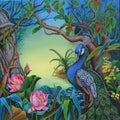 Evening Song 6' animals acrylic painting by artist Vani Chawla, 30x30 inch, on canvas