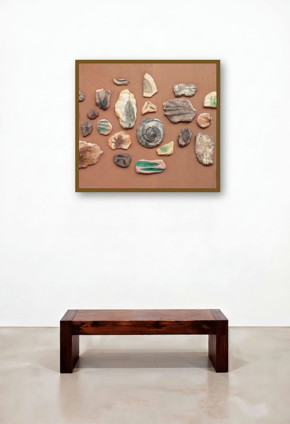 Evidence 4 (Earth's Whisper) by artist Onkar Kshirsagar displayed in a Modern Penthouse