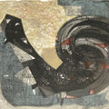 Abstract printmaking titled 'Exist Of Life 4', 20x20 inches, by artist Kavita Mehrotra on Paper