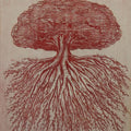 Nature printmaking titled 'Expansion', 23x16 inches, by artist Sachin Bhausaheb Manchare on Paper