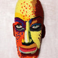 Figurative sculpture titled 'Face 16', 16x6x5 inches, by artist Archana Rajguru on Mixed Media