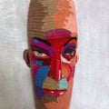 Figurative sculpture titled 'Face 17', 21x9x6 inches, by artist Archana Rajguru on Mixed Media