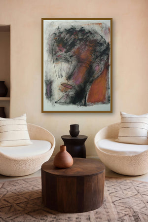 Face 2 (Quietude) by artist D S Rane displayed in a Designer gallery