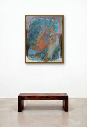 Face3 (Inner Musings) by artist D S Rane displayed in a Contemporary Luxury Family Room