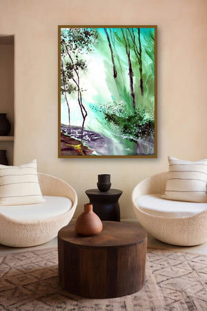 Falling Light by artist Anil Nene displayed in a Curated gallery