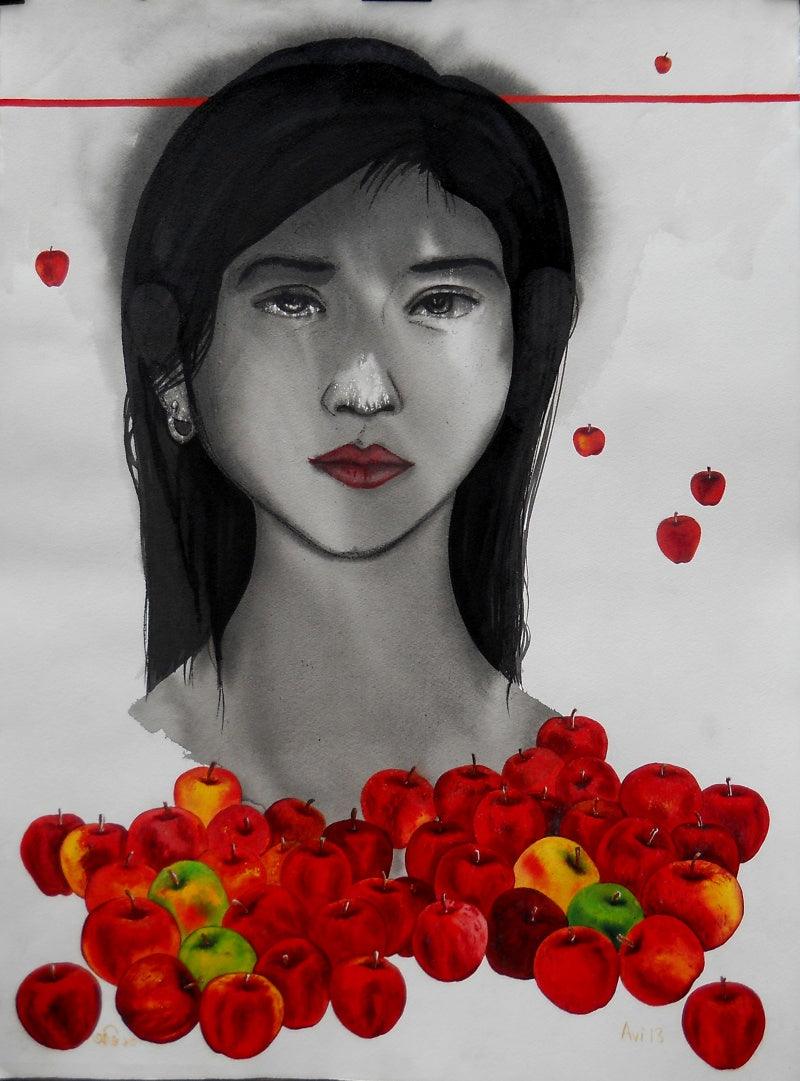 Fanatical Dreams Red Mixed Media Painting By Avi Roy ArtZolo fanatical dreams red mixed media painting by avi roy artzolo
