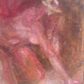 Nude oil painting titled 'Figurescape 01', 24x18 inches, by artist Prasad Bhardwaja on Canvas