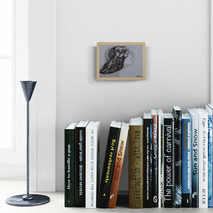 In-situ view of Sudhir Shukla's 'Flight 2 (A Hidden Wisdom)' painting in a room