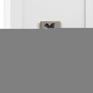 In-situ view of Sudhir Shukla's 'Flight 4 (A Flight of Fantasy)' painting in a room