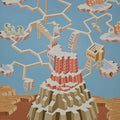 Floating Memories' contemporary acrylic painting by artist Gigi Scaria, 60x48 inch, on canvas