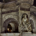 Flora Fountain 1' cityscape watercolor painting by artist Mohammad Yusuf, 12x9 inch, on paper