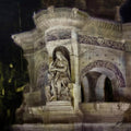 Flora Fountain 2' cityscape watercolor painting by artist Mohammad Yusuf, 9x14 inch, on paper