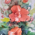 Flower 1' nature watercolor painting by artist Manohar Raja, 17x12 inch, on paper