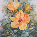 Flower 2' nature watercolor painting by artist Manohar Raja, 17x12 inch, on paper