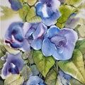Flower 5' nature watercolor painting by artist Manohar Raja, 17x12 inch, on paper