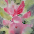 'Flower 7' nature watercolor painting by artist Manohar Raja, 22x14 inch, on paper