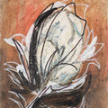 Nature mixed media titled 'Flower Study 5', 20x16 inches, by artist Veena Advani on Canvas