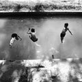 Photorealistic photography titled 'Fly To Swimming', 11x17 inches, by artist Rahmat Nugroho on
