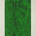 Figurative serigraphs painting titled 'Folklore Kerala 7', 28x16 inches, by artist M. F. Husain on Paper
