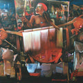 Lifestyle acrylic painting titled 'For Discover', 32x36 inches, by artist Chandranath Banerjee on Canvas