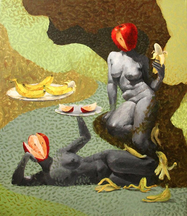 Forbidden Feast 2 Painting by Mansi Sagar | ArtZolo.com