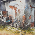 Still-life watercolor painting titled 'Forgotten corner', 22x15 inches, by artist Mrutyunjaya Dash on paper