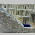 Landscape sculpture titled 'Fort Stepwell', 15x25x12 inches, by artist Sangam Vankhade on Mixedmedia