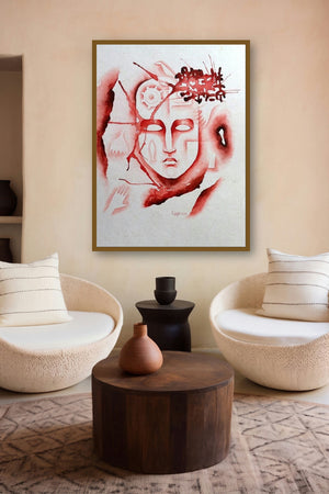 Fossil Series 5 (Unraveling Consciousness**) by artist Ranjith Raghupathy displayed in a Luxury gallery
