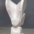 Fulpakhru' animals Black Basalt Stone sculpture by artist Hariram Phad, 30x12 inch, on black basalt stone