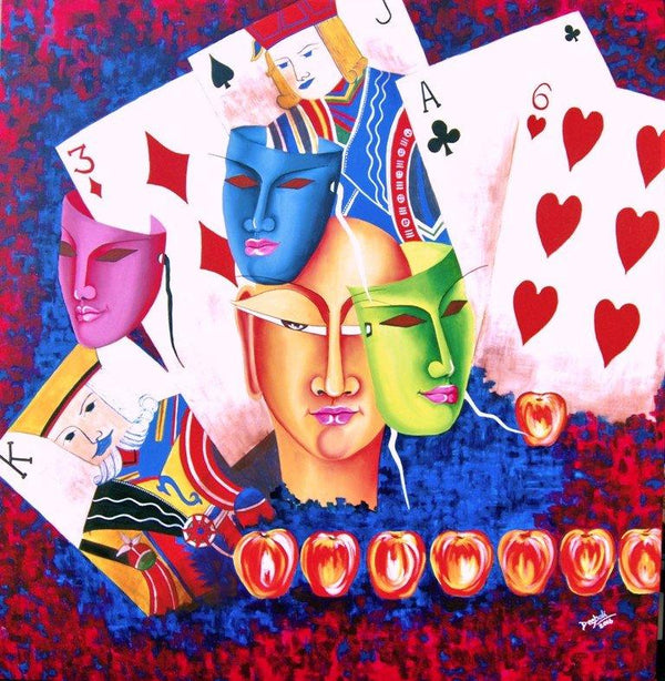 Gamble Of Life Painting by Deepali Mundra | ArtZolo.com